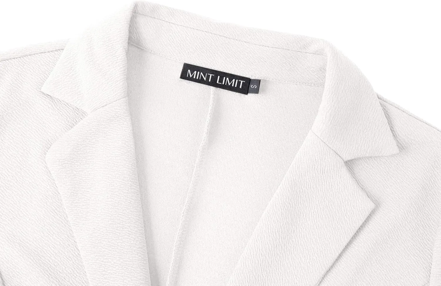 Unifizz Womens Casual Work Office Blazer Pockets Buttons Suit Jacket 3/4 Sleeve