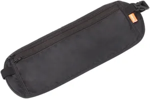 Unisex Belt Bag Waist Pouche Ajustable Belt for Walking Running Jogging Traveling Hiking Yoga Footing (Black)