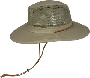 Unisex Safari Sun Bucket Hat with Breathable Mesh Crown