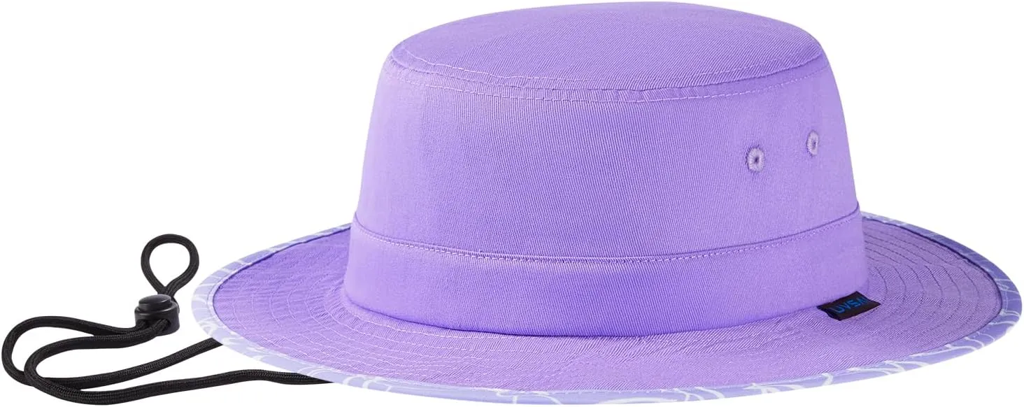 UPF 50  Foldable Sun Hat Patterned Under Brim Bucket Hats for Summer Hiking Fishing Beach Safari Men Women