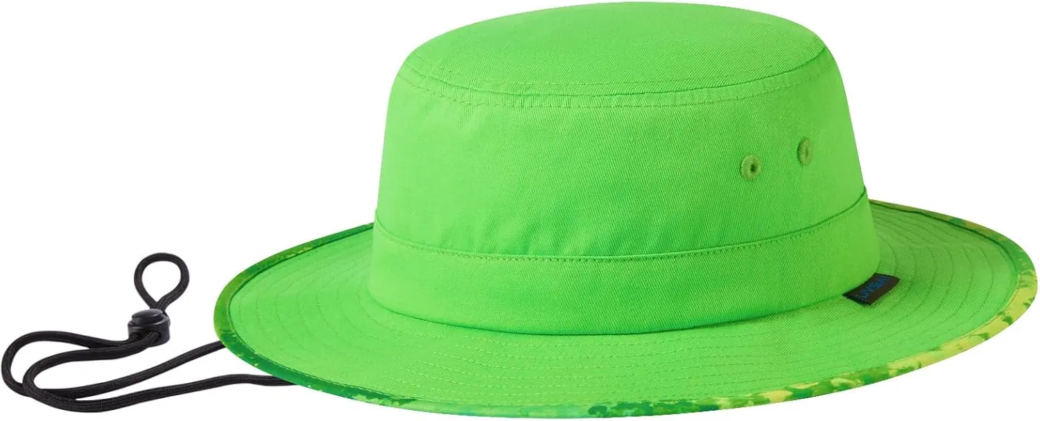 UPF 50  Foldable Sun Hat Patterned Under Brim Bucket Hats for Summer Hiking Fishing Beach Safari Men Women