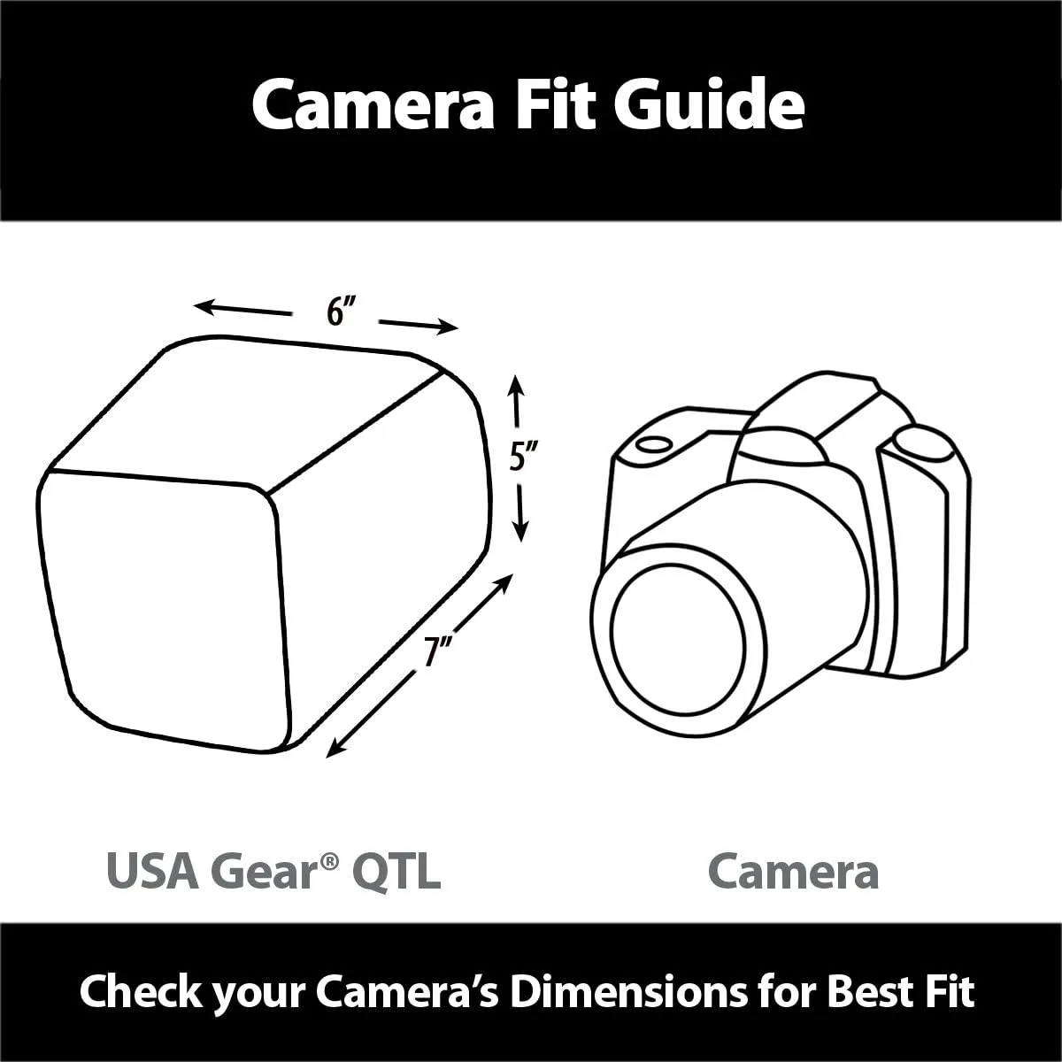 USA GEAR DSLR Camera Case for Men and Women with Top Loading Accessibility, Adjustable Shoulder, Small Camera Sling Bag, Travel Padded Handle - Camera Holster Bag for Nikon, Canon, Panasonic (Galaxy)