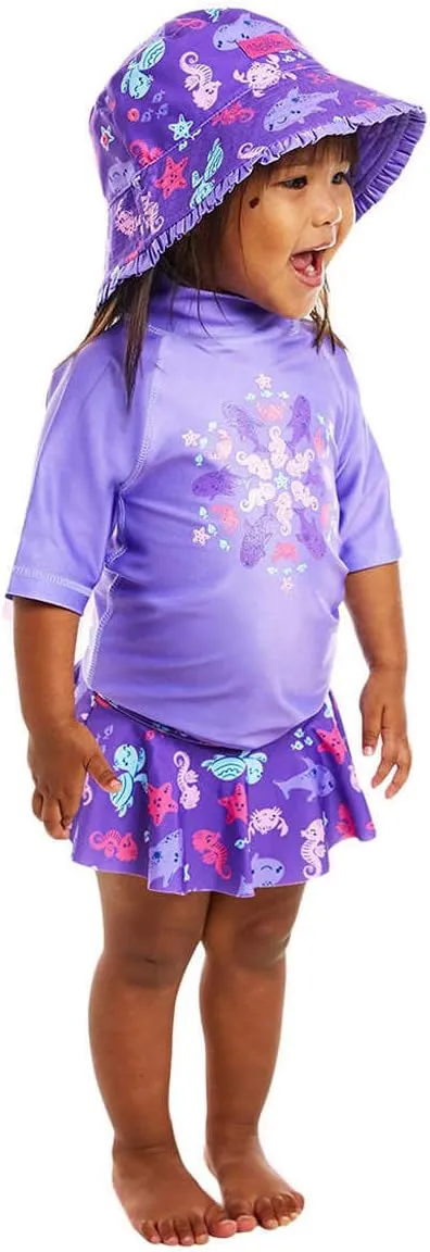 UV SKINZ Girls 3 Piece Swim Set