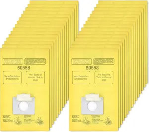 Vacuum Cleaner Bags Replacement for Kenmore Canister Type C/Q 5055, 50557, 50558 and Pana·sonic Type C-5 Vacuums, 30 Pack High-Efficiency Replacement Canister Vacuum Bags by PETOX