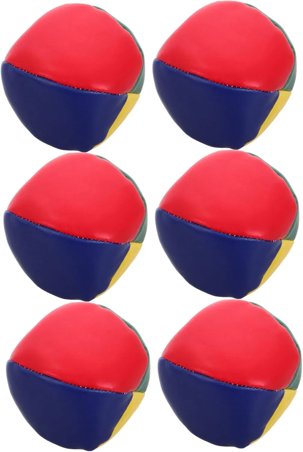VANZACK 6pcs Pu Bean Bag Balls Kids Throwing Game Small Bean Bags for Kids Family Tossing Games Enhance Hand-Eye Coordination