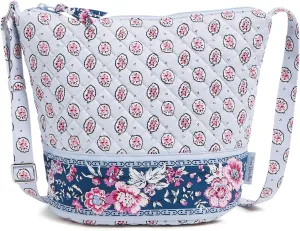 Vera Bradley Women's Cotton Bucket Crossbody Purse