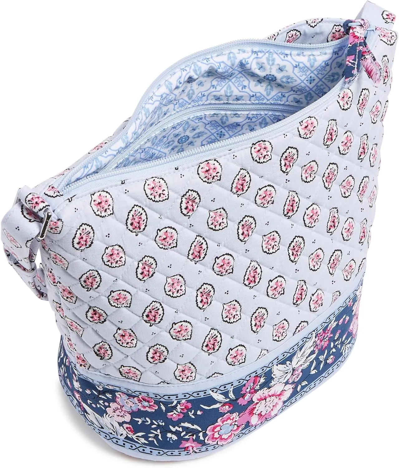 Vera Bradley Women's Cotton Bucket Crossbody Purse