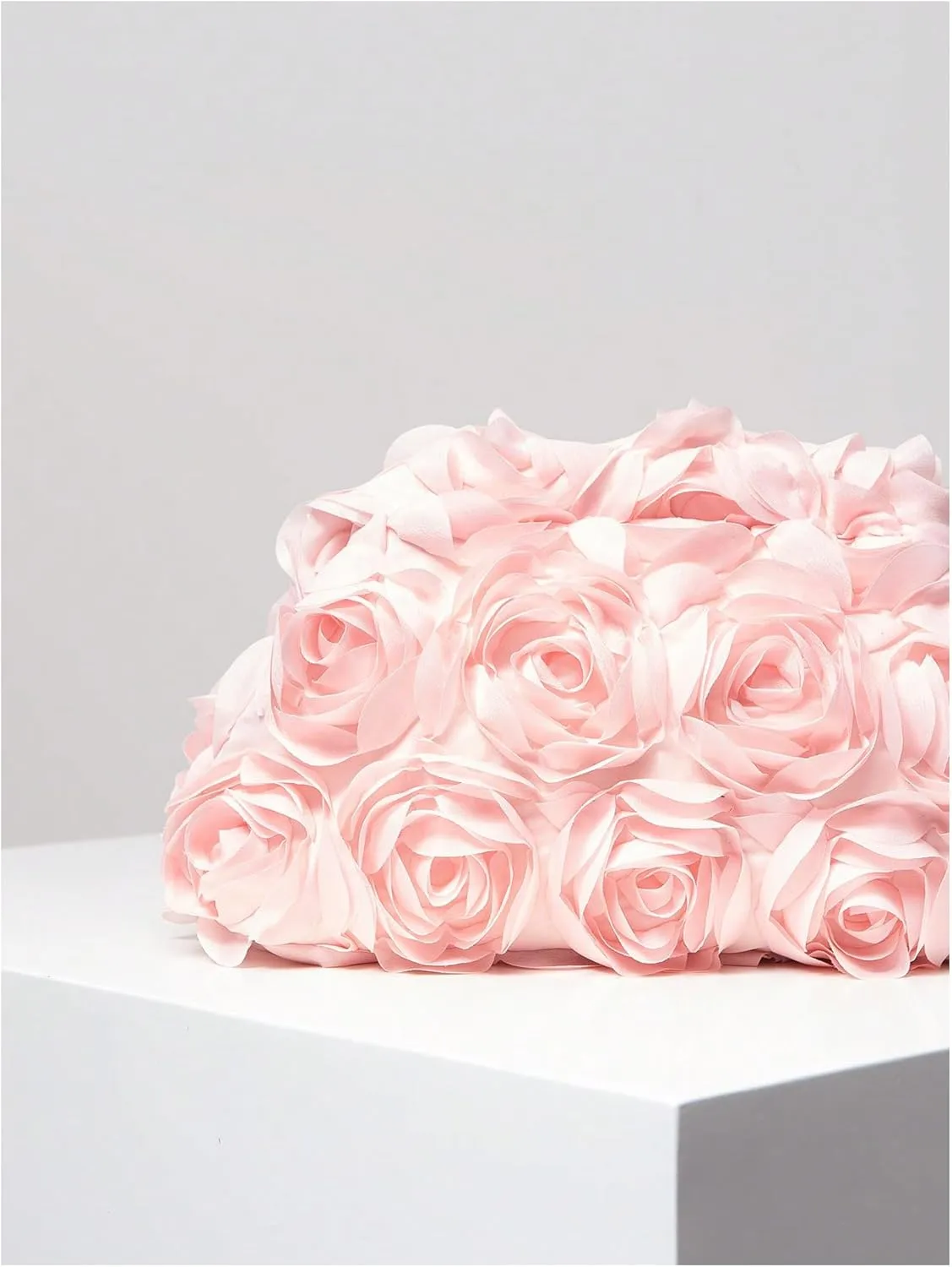Verdusa Women's 3D Flower Clutch Evening Bag Floral Purses Party Prom Handbags