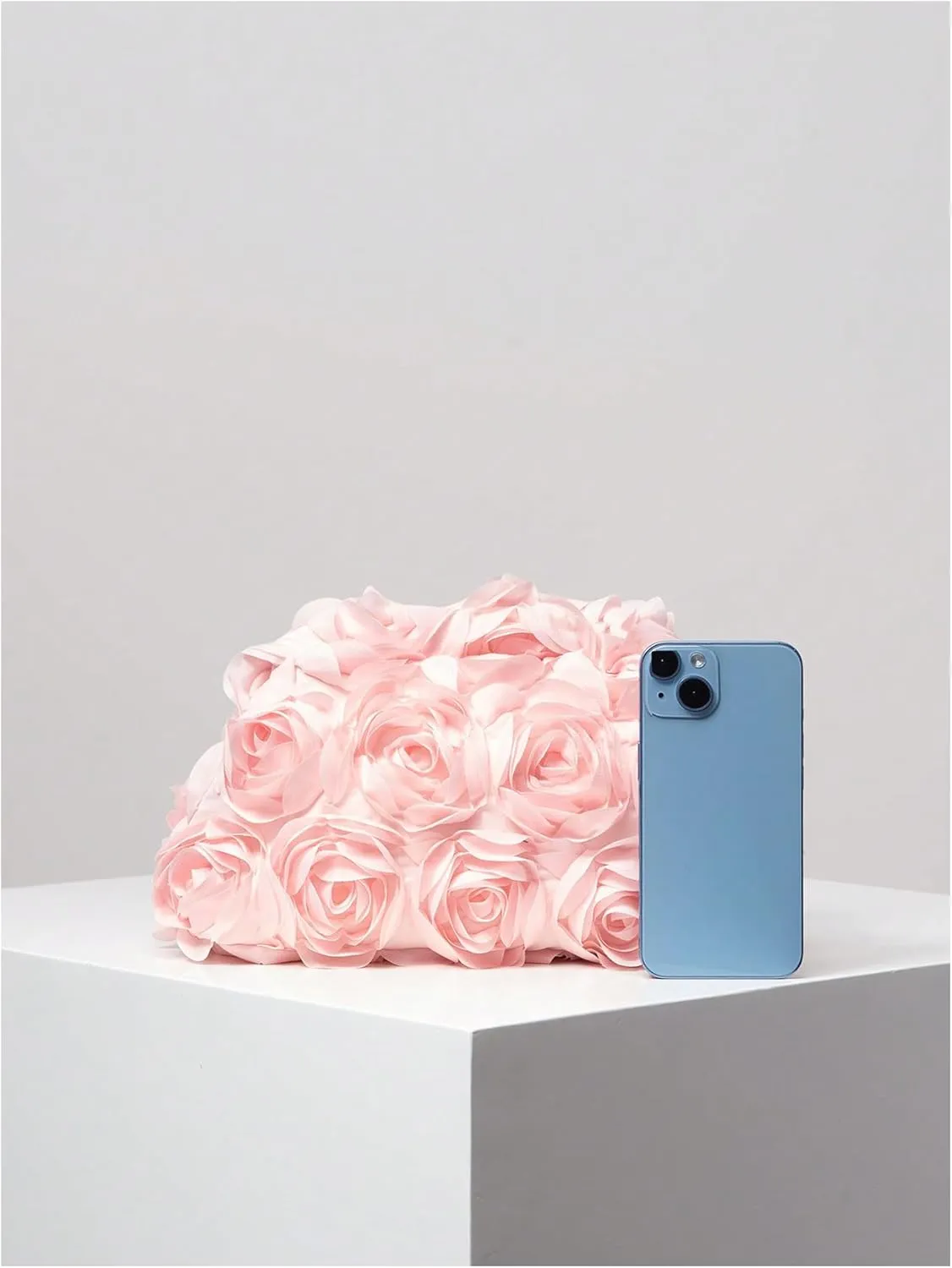 Verdusa Women's 3D Flower Clutch Evening Bag Floral Purses Party Prom Handbags