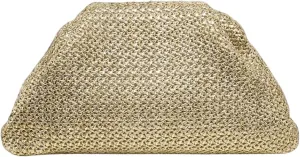 Verdusa Women's Ruched Clutch Evening Bag Dumpling Cloud Handbags