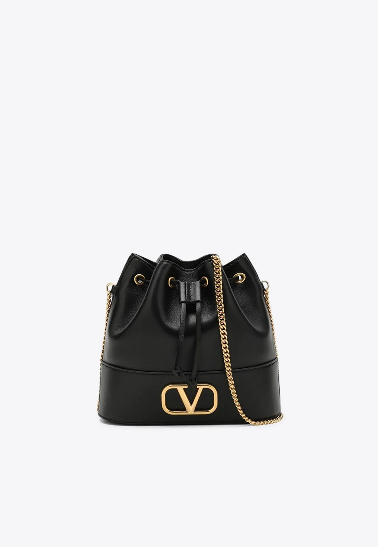 VLogo Signature Drawstring Bucket Bag