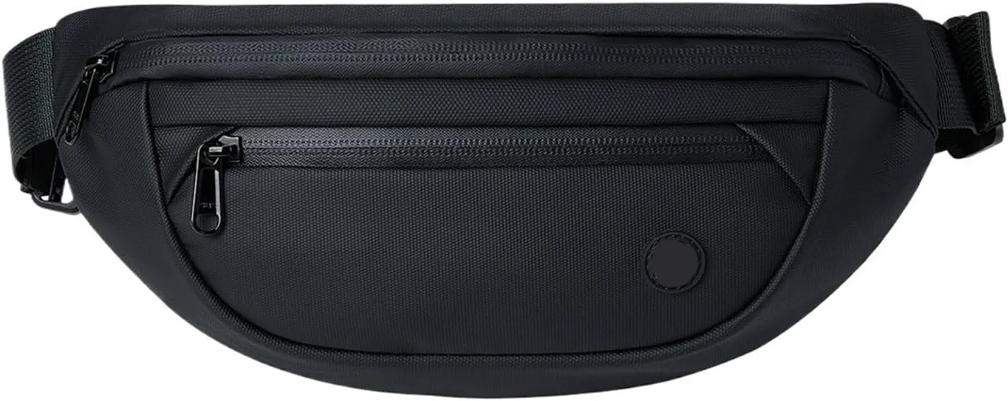 Waist Packs Women Men Fashion Crossbody Belt Bags Running Travel Walking(Black)