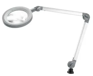 Waldmann MLD LED Magnifier, 3.5d, 31" Double Arm - Clamp