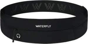 WATERFLY Running Belt Fanny Pack: Slim Waist Bag for Men Women, Workout Fitness Phone Holder for Exercise Marathon Jogging-Black