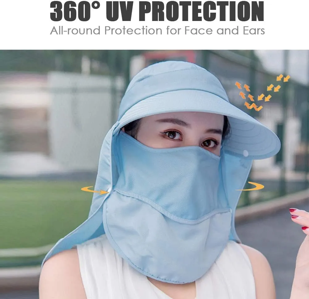 Wide Brim Sun Hat – Multifunctional UPF 50 Protection Bucket Fishing Hat Cap