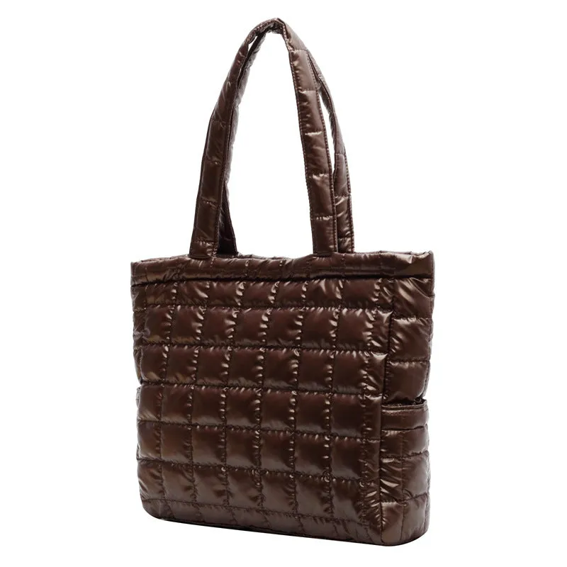 Winter Shoulder Bags, Women's Fashion Plaid Handbag