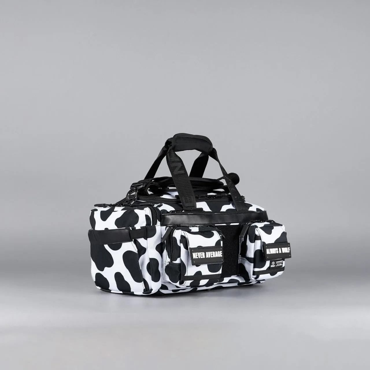 WOLFpak 20L Mini Duffle Bag (Black and White Cow)