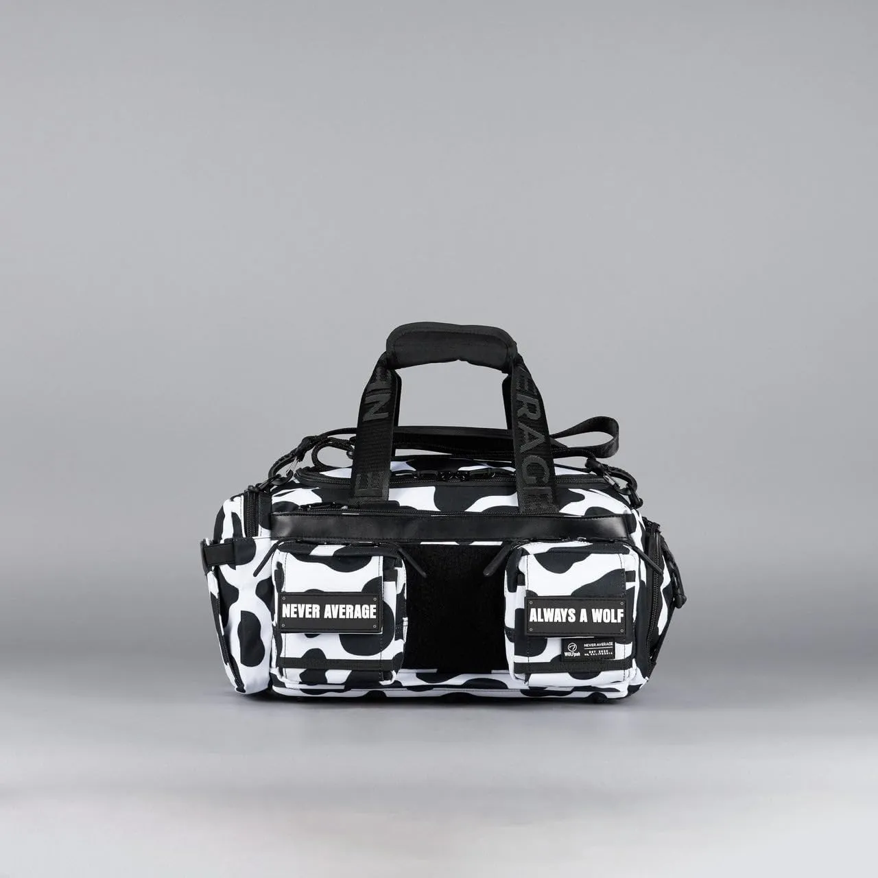 WOLFpak 20L Mini Duffle Bag (Black and White Cow)