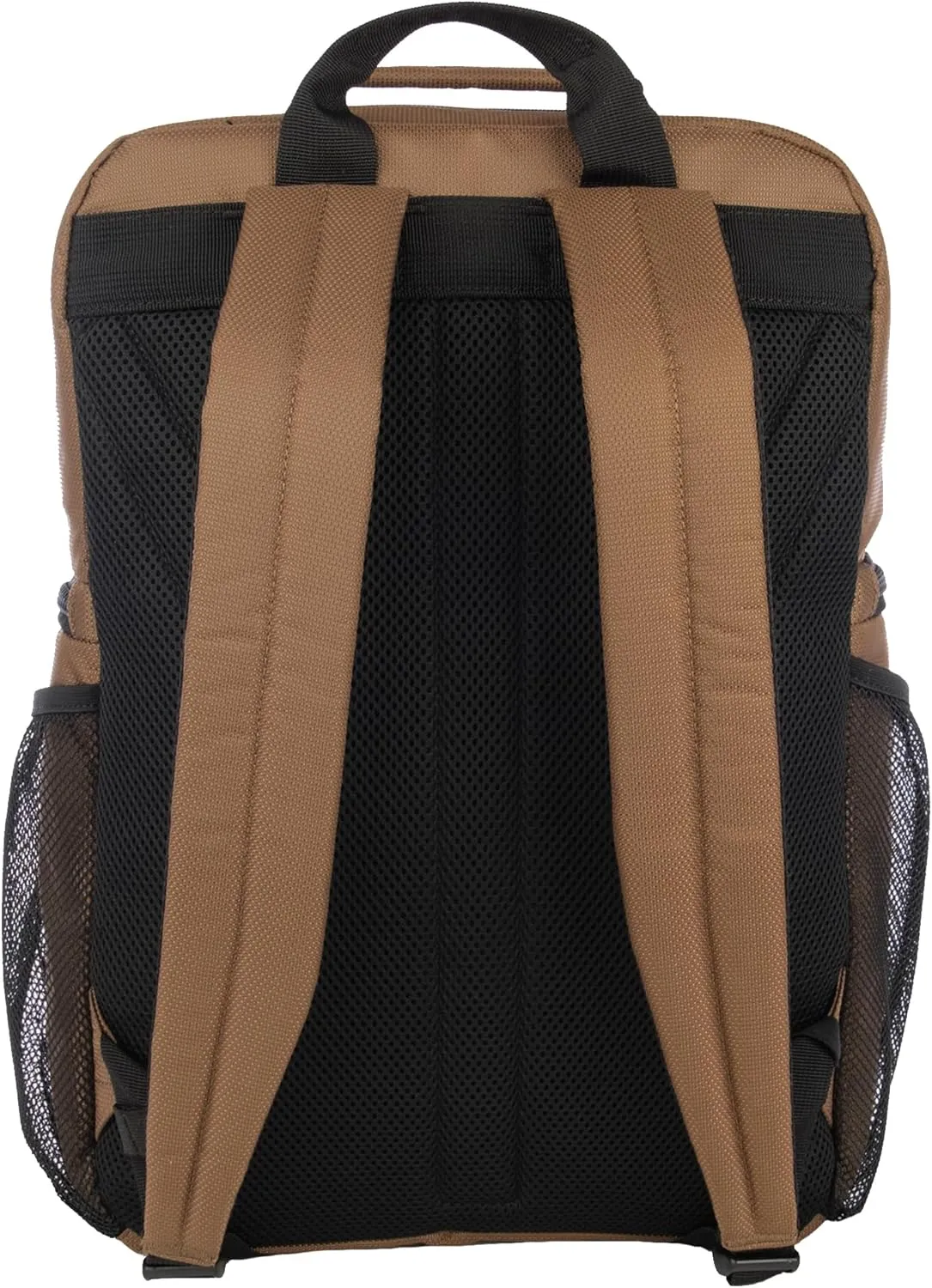 Wolverine 36 Can Cooler Backpack with Durable Nailhead Nylon, Dual Compartment Cooler & Dry Storage, Padded Mesh Back Panel, & Exterior Water Bottle Pockets