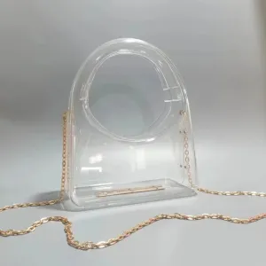 Women Acrylic clear box Clutch Bag For Wedding Party rose black tote Evening Transparent Purse Designer Handbags High Quality