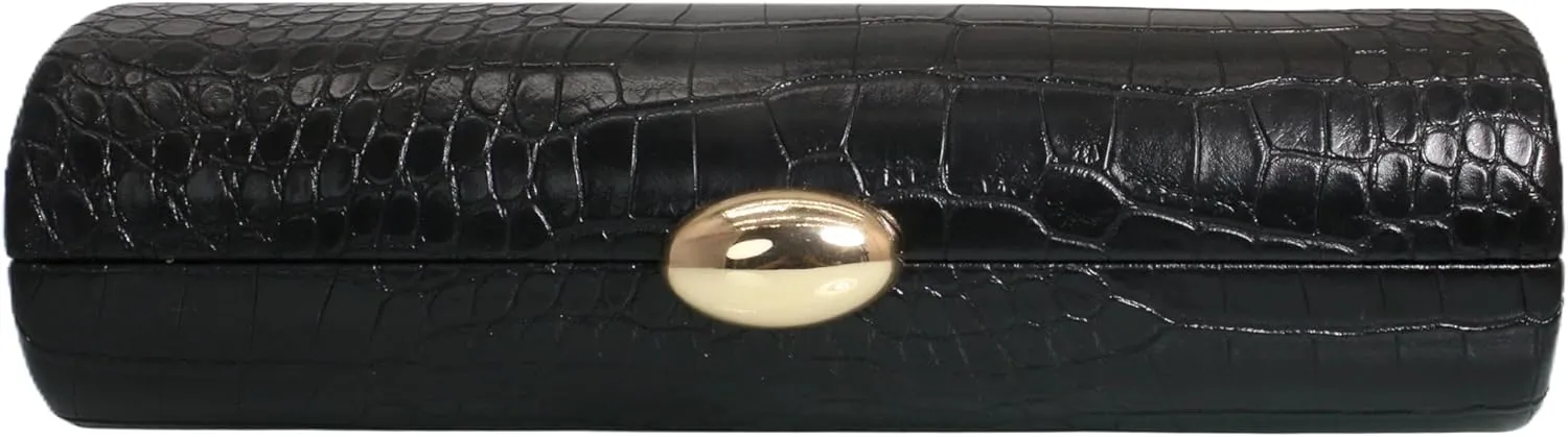 Women PU Leather Long Handbag Snake Skin Pattern Shoulder Clutch Bag Special Brown Casual Evening Purse Bag