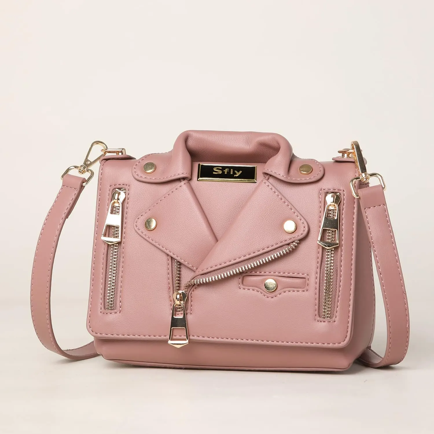 Women Satchel Chain Strap Shoulder Bag Leather Crossbody Handbags Ladies Evening Clutch Purse Unique Cute Jacket Bag