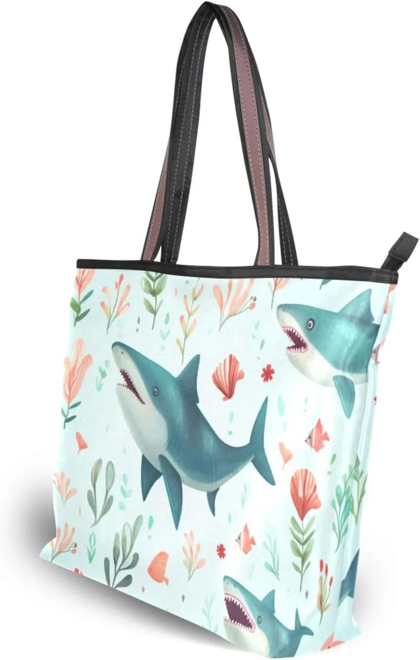 Women Tote Bag, Large Shoulder Hobo Bags Casual Handbags Big Capacity Shopping Work Bag for Vacation, 45