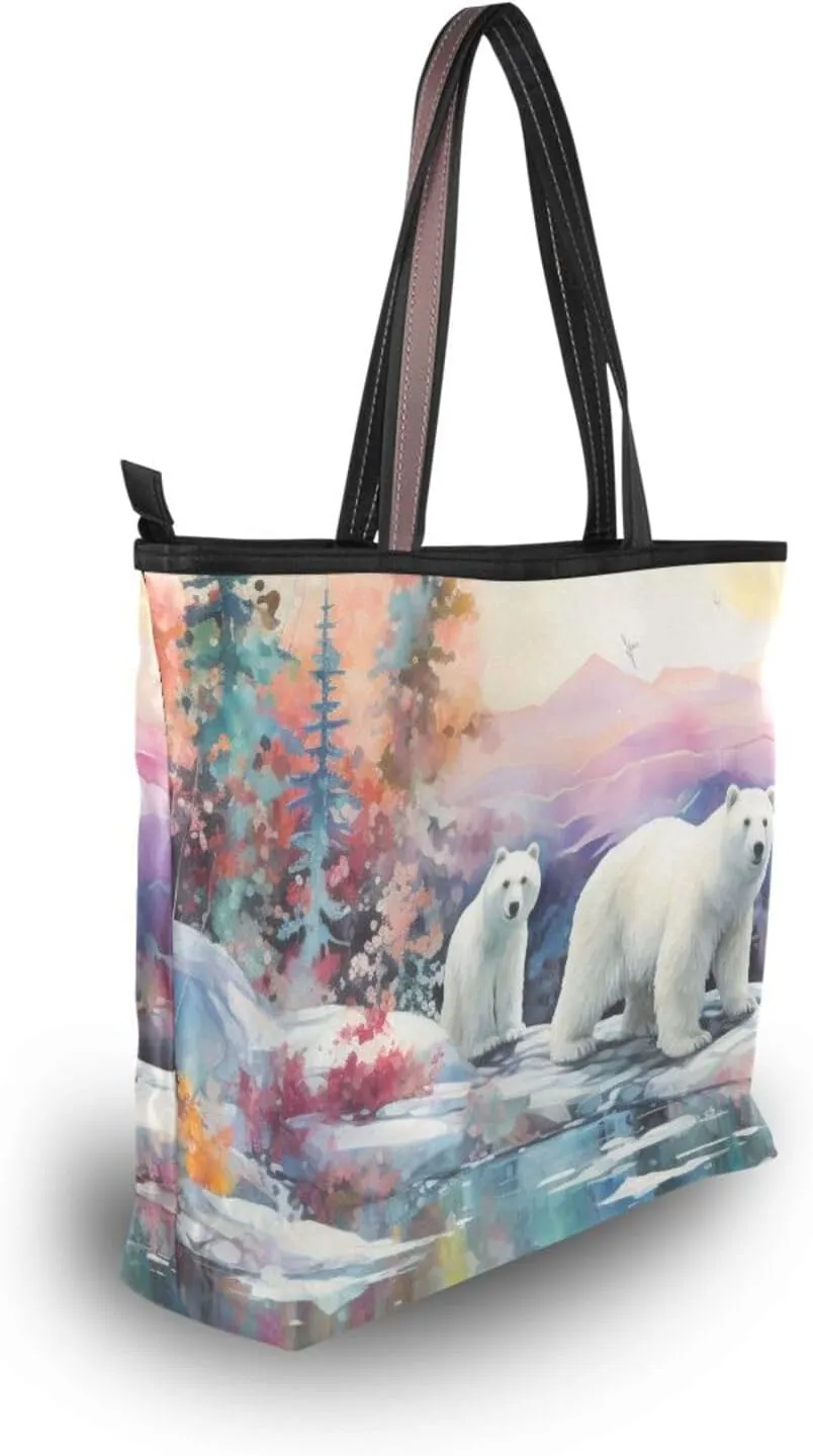 Women Tote Bag, Large Shoulder Hobo Bags Casual Handbags Big Capacity Shopping Work Bag for Vacation, 46