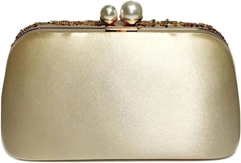 Women Vintage Beaded Sequin Clutch Purse Sparkly 1920s Peacock Evening Bag Luxury Wedding Bridal Purse