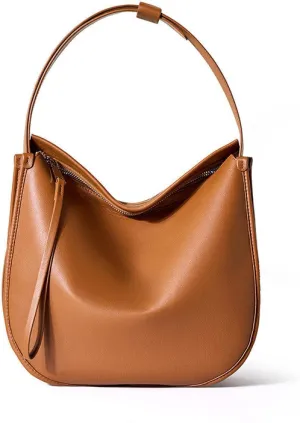 Women's Bag Large Capacity Soft Calfskin Tote Commuter Bag