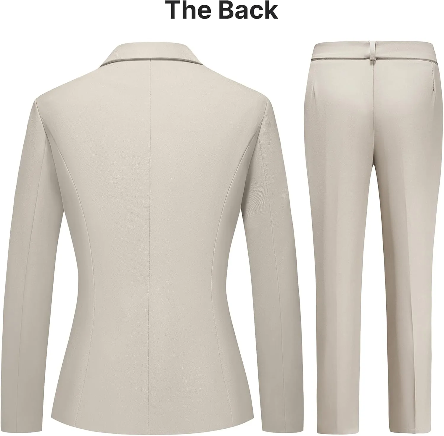 Women's Business Suits for Work Professional 2 Piece Slim Fit Outfits for Women