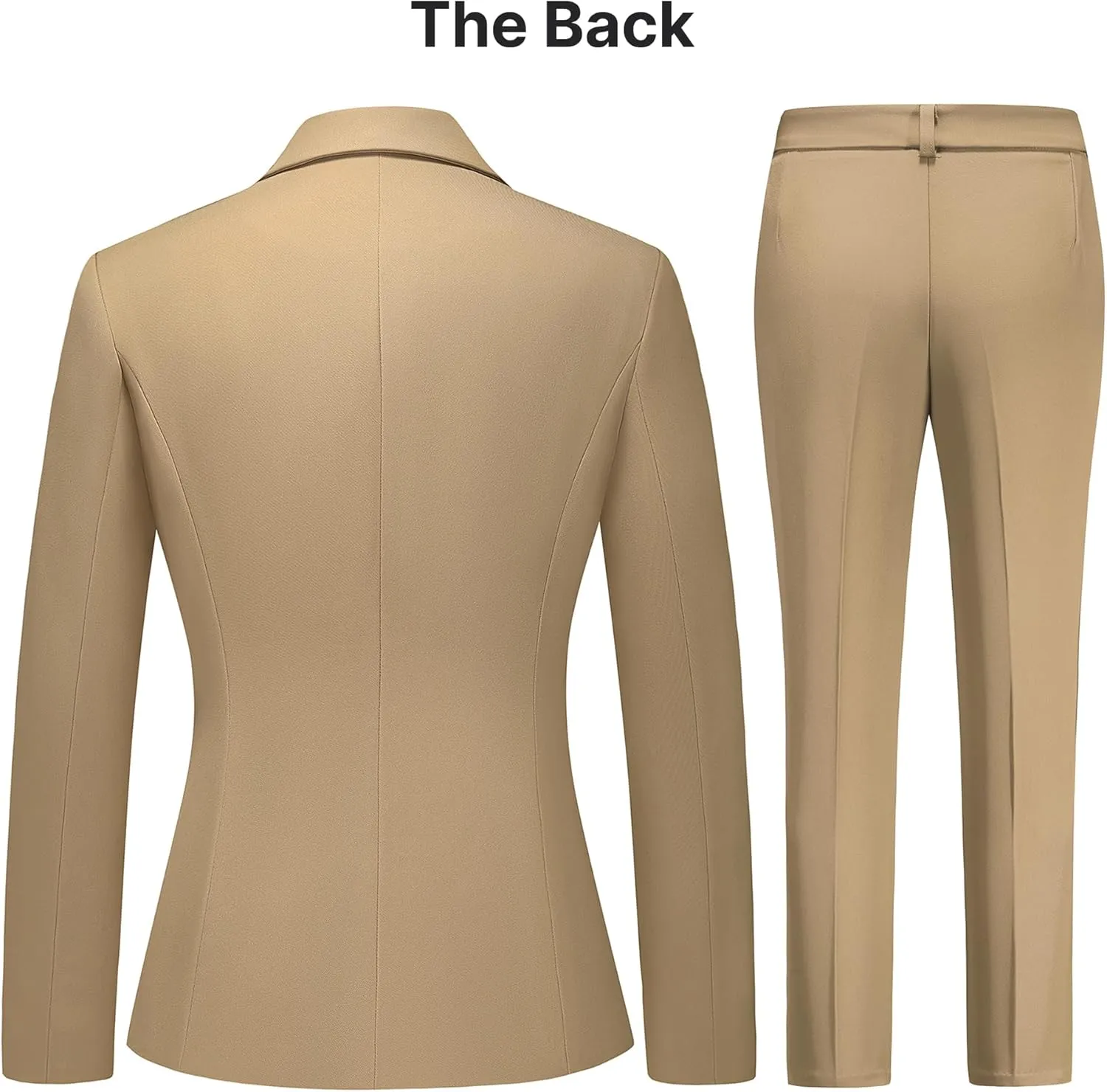 Women's Business Suits for Work Professional 2 Piece Slim Fit Outfits for Women