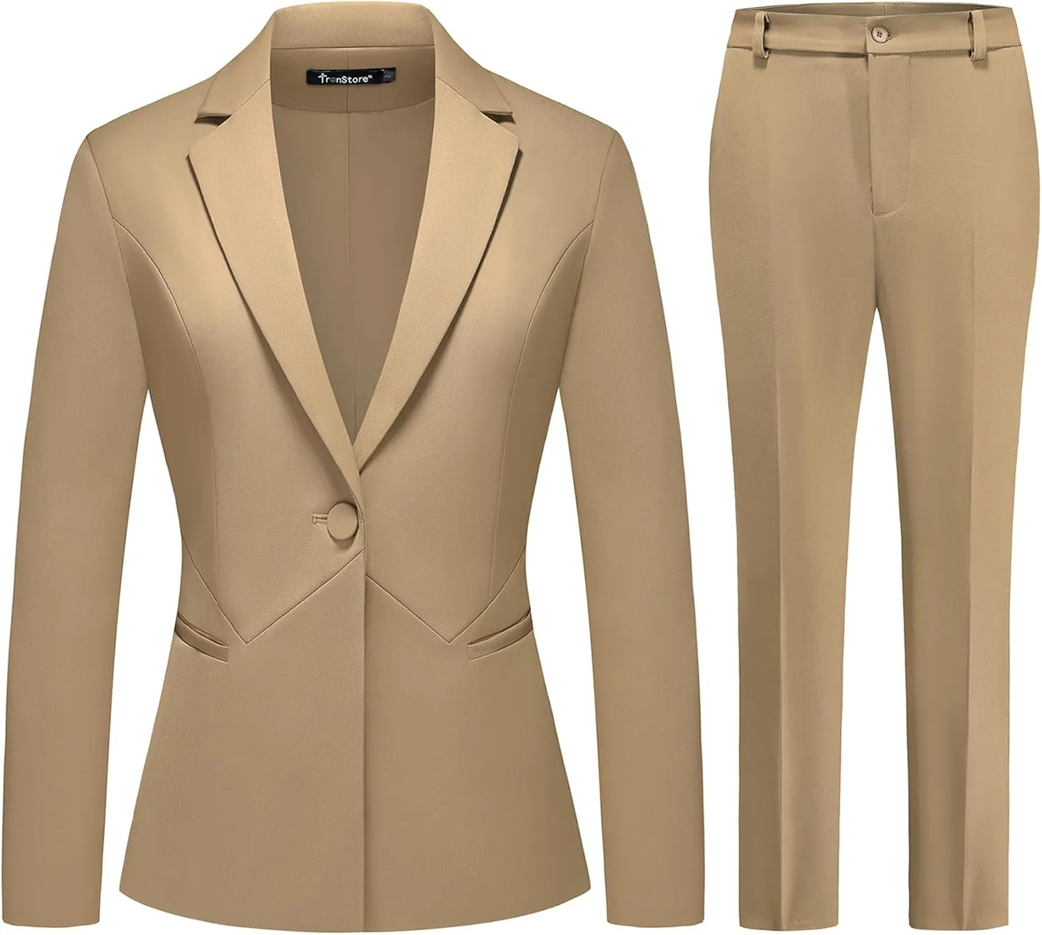 Women's Business Suits for Work Professional 2 Piece Slim Fit Outfits for Women
