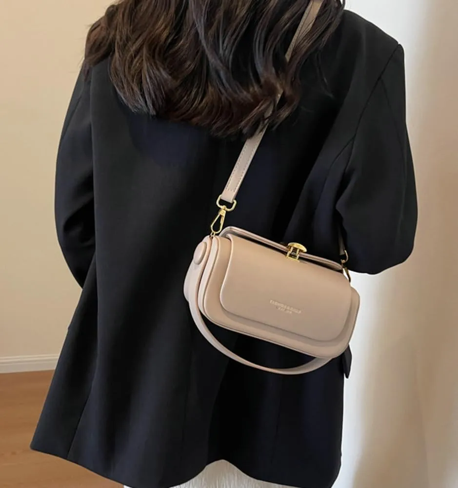 Womens Chic Small Purse PU Leather Shoulder Crossbody Bag Cute Designer Handbags Sling Clutch Satchel for Party