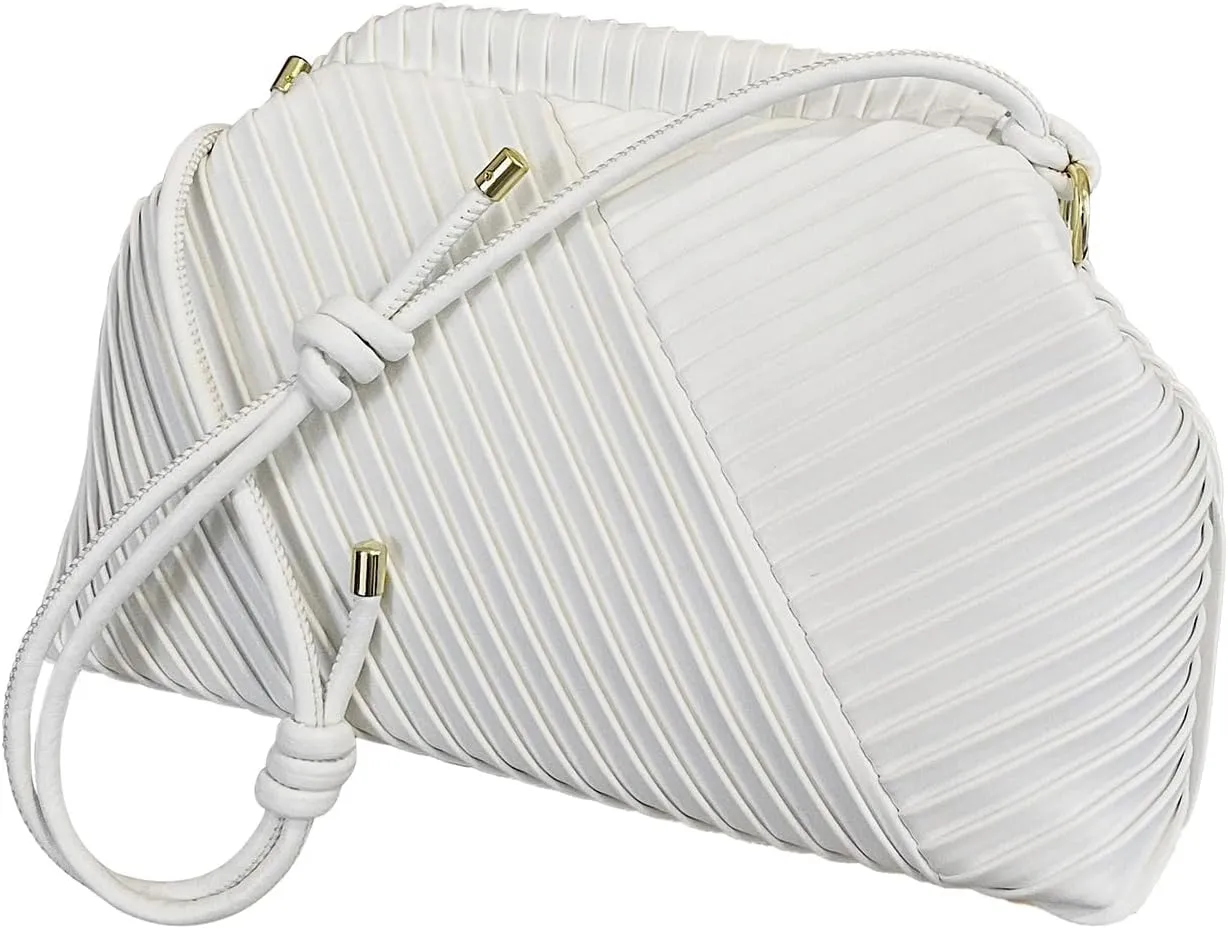 Women's Clutch Purses Small Nude PU Leather Evening Clutch Bag 2024