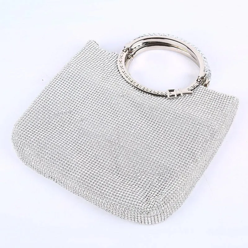 Women's Handbag Rhinestone Evening Bags Wedding Clutch Purse