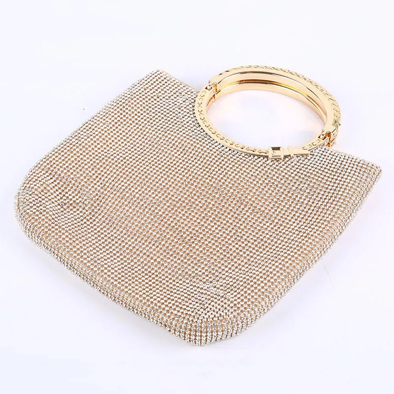 Women's Handbag Rhinestone Evening Bags Wedding Clutch Purse