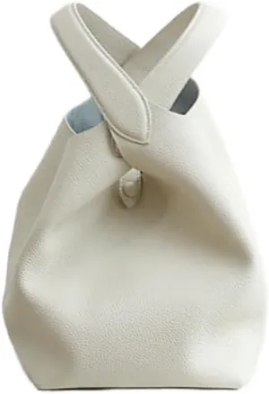 Women's Leather Large Capacity Handbag Color-blocking Shoulder Crossbody Bucket Bag Clutch Commuting Versatile Chic Hobo