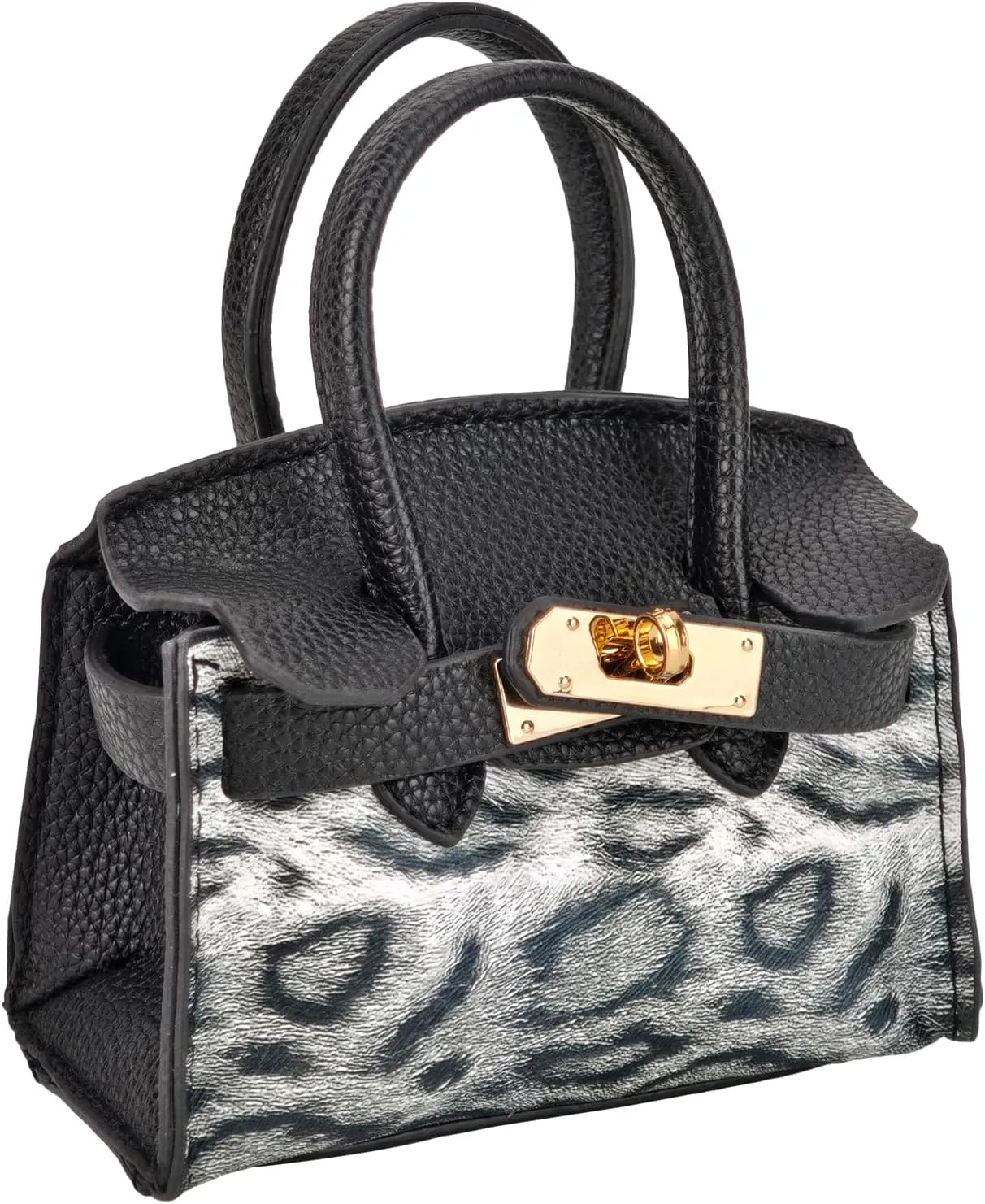 Women's Mini Leopard Print Bags Clutch Purse Saddle Bag Crossbody Shoulder Handbags