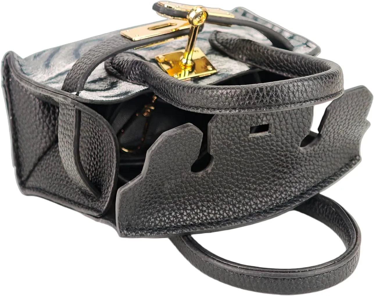 Women's Mini Leopard Print Bags Clutch Purse Saddle Bag Crossbody Shoulder Handbags