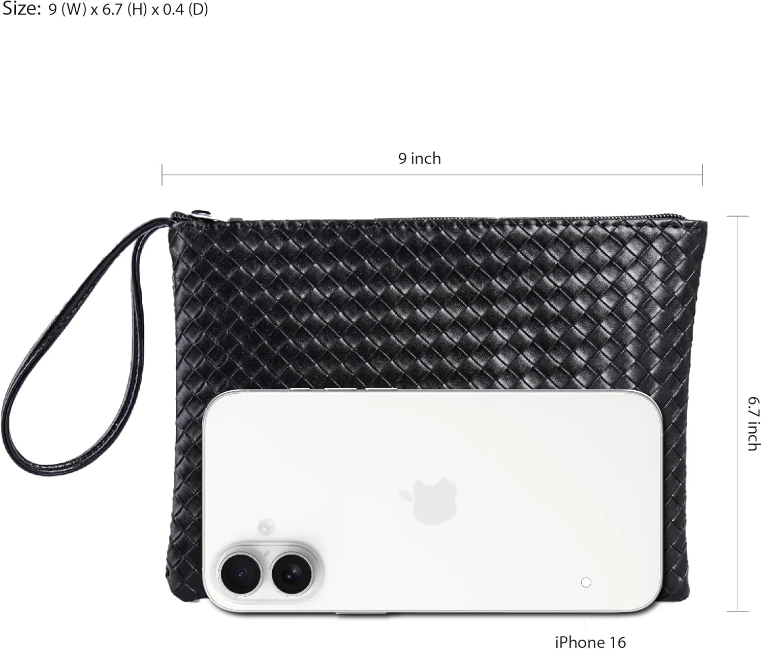 Women's Small Clutch Bag with Wrist Strap Evening Formal Party Wedding Guest Cocktail Prom Clutch Handbag