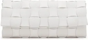 Woven Evening Clutch Purses for Women, PU Crossbody Shoulder Purse Handbag for Evening, Formal Events, Wedding, Party