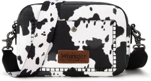 Wrangler Crossbody Purses for Women Trendy Camera Snapshot Bag with Wide Strap
