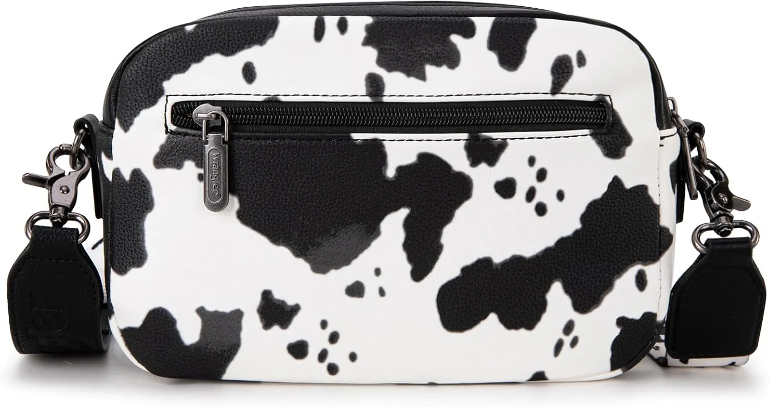 Wrangler Crossbody Purses for Women Trendy Camera Snapshot Bag with Wide Strap
