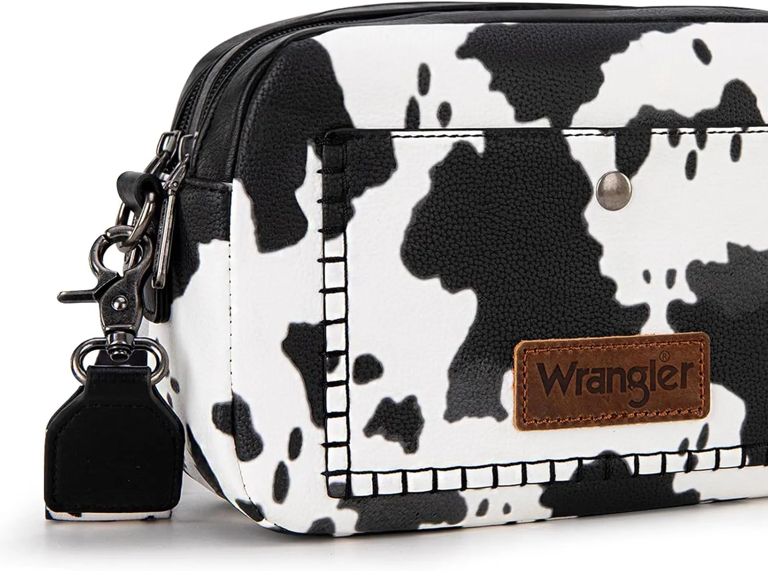 Wrangler Crossbody Purses for Women Trendy Camera Snapshot Bag with Wide Strap