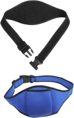 Yardwe Microphone Belt Bag Storage Pouch Mic Waist Pouch for Fitness Instructors Portable Speaker Belt