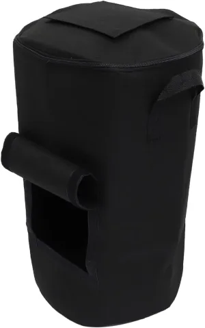 YARNOW 125l Compost Bag for Garden Felt Black Double Handles Disposal Compost Bag Creative Garden Trash Bag