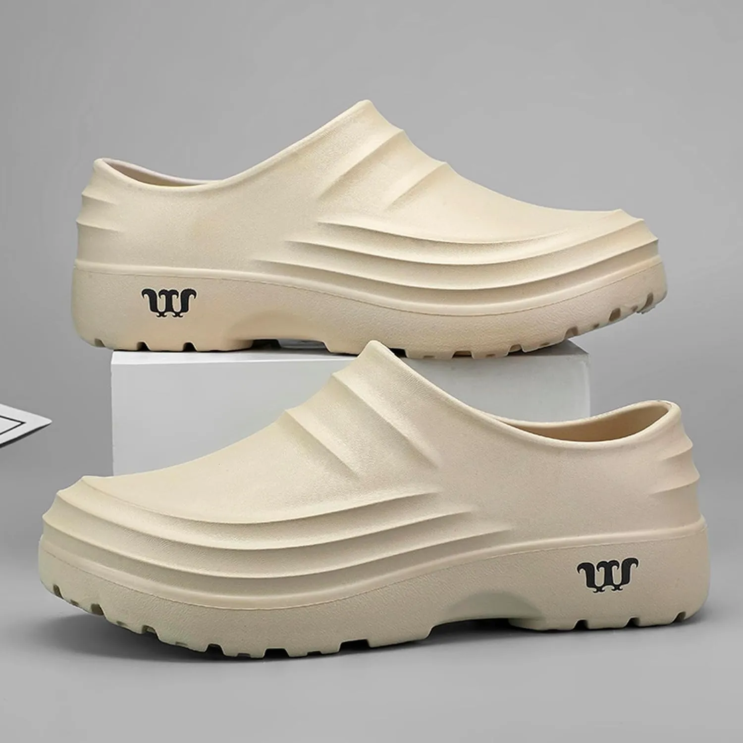 YUKTOPA Mens Womens Waterproof Work Clogs Shoes Professional Slip Resistant Chef Shoes Nurse Shoes Garden Shoes Indoor Outdoor