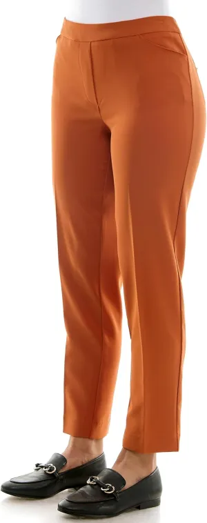 Zac & Rachel Women's Pull-on Ankle Pants with Band