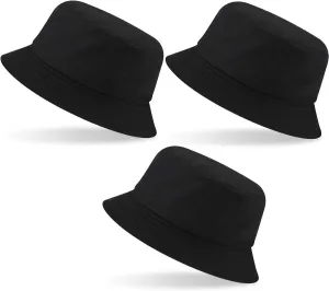 Zhanmai 3 Pcs XXL Bucket Hat for Man Woman Large Oversize Summer Beach Cotton Hats for Fisherman